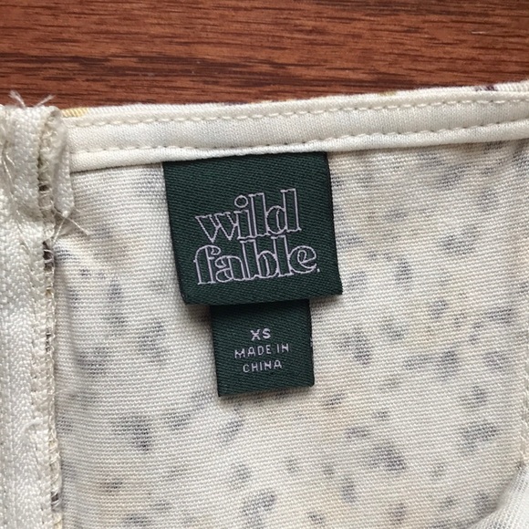 wild fable yellow floral dress - Picture 3 of 5